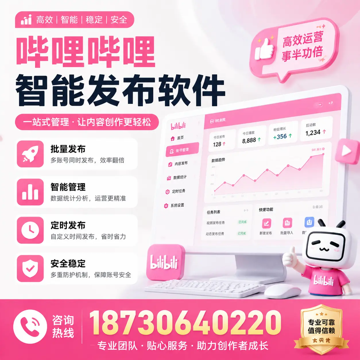 如何评估哔哩哔哩智能发布软件的ROI？阿勒泰 企业必读